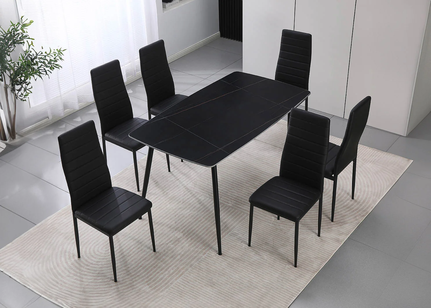 COMEDOR MILAN NEGRO